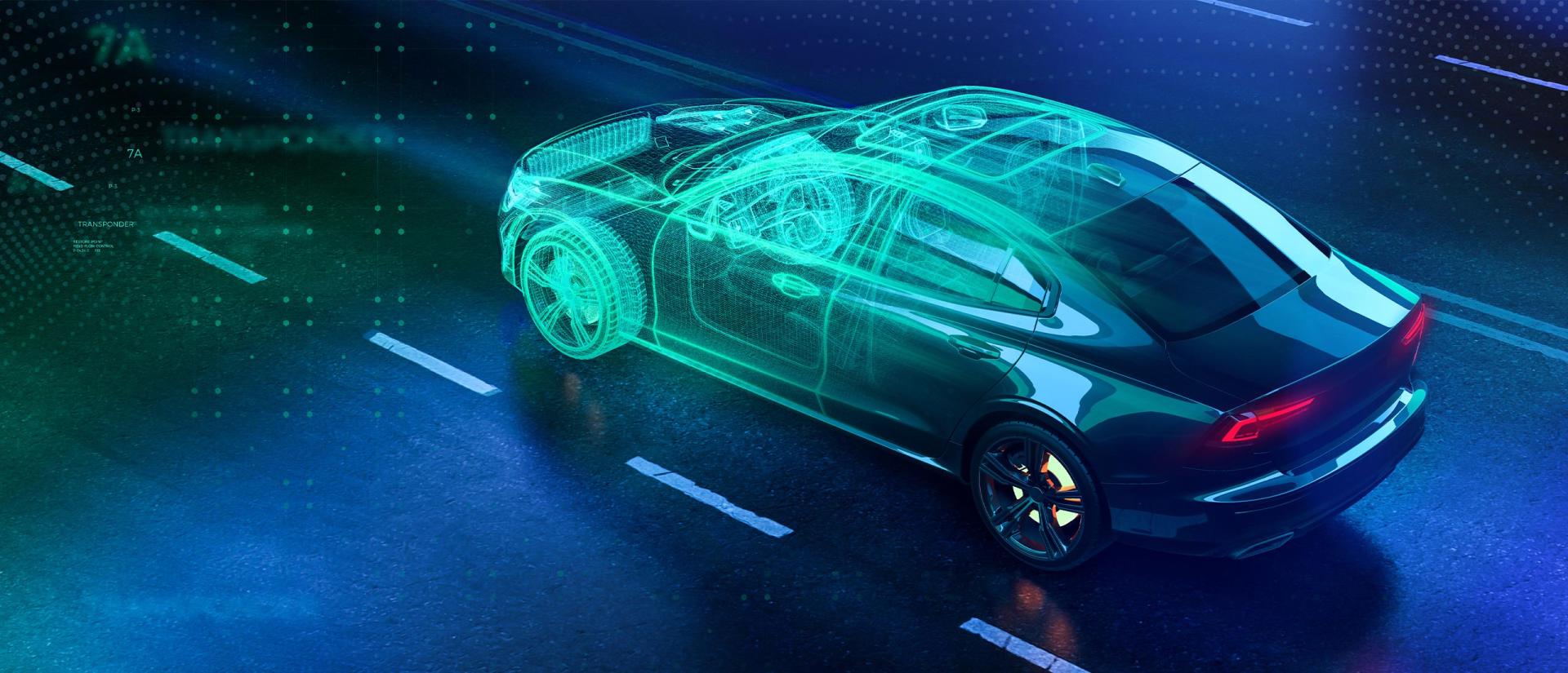 Das abgebildete Auto steht symbolisch für den Stabstahl, der in die Autobranche geliefert wird