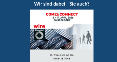 Besuchen Sie uns auf der Wire im April 2026